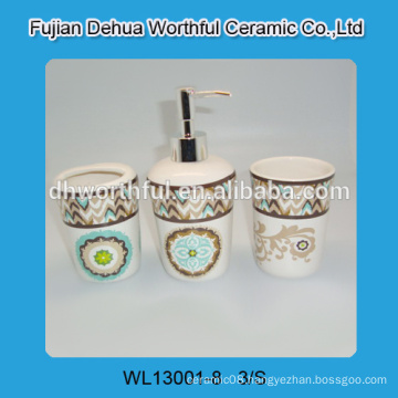 2015 new style ceramic bathroom accessories set,bathroom three-piece suit